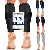 Sports calf bandage for men women calf compression stockings for performance enhancement and relief of shin splints blood circulation issues and cramps black