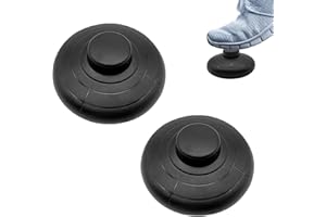 QNENEAM 2 Pcs Floor Lamp Foot Switch, Round Foot Switch, In-Line Foot Press Switch, Lamp Foot Push Switch, Round Foot Pedal Lamp Switch for Floor and Table Lamps, 250V 2A Compatible with 2 Core Flex