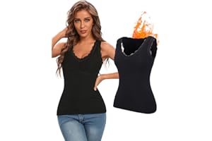SLIMBELLE Maglie Termiche Donna Smanicato Intimo Termico Traspirante Pantaloni e Maglia Termica Donna Biancheria Intima Termica Elastica e Asciugatura