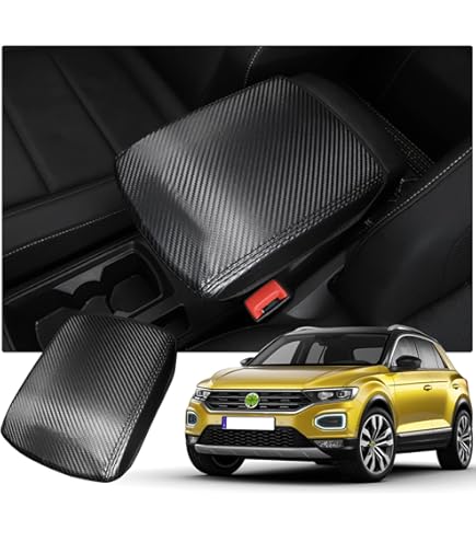 Copertura Bracciolo Centrale In Pelle Per VW T-Roc 2018-2023 - Protezione Impermeabile E Antigraffio - Foto 8