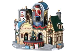 Lemax 95463-UK Caddington Village Sights & Sounds: Ludwig's Wooden Nutcracker Factory