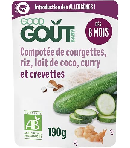 Good Goût BIO - Lot Maïs Canard & Carottes Poulet Dès 6 Mois - 10 Pots 190g