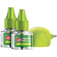 Good Knight Naturals, Machine + 2 Refills€“ Neem Mosquito Repellent with 100% Natural Active Ingredients (Safe for Kids…