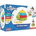 Funskool Giggles - Icecream Turtle, Pull string toy, turtle toy, toys for kids, Multicolour, Infants and Pre-school, Pull along toy for toddlers, 18 months and above