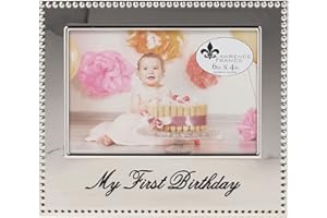LAWRENCE FRAMES Lawrence Ramki 4x6 Moje pierwsze urodziny ramka na zdjęcia, srebrna