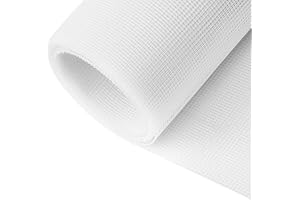 Dantolo Zanzariera Rete in Fibra di Vetro per Finestre 120 * 250CM Telo Ricambio, Net Resistente a Raggi UV, per Finestra e Porta Zanzariere Tagliabile Rotolo-Bianco
