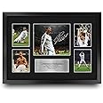HWC Trading Cristiano Ronaldo Real Madrid Printed Memorabilia Signed Autograph Photograph Display for Football Fans and Supporters - A3 Framed