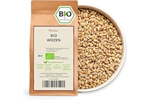 ‎KAMELUR Kamelur Bio Weizen ganzes Korn (1kg), Weizenkoerner, hochwertiges Bio Getreide aus Deutschland.
