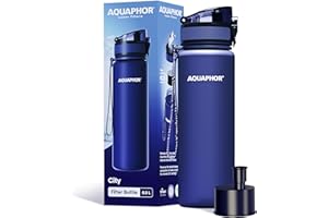 Aquaphor City Bottle Butelka, Granatowy, 500 mililitrów