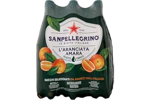 San Pellegrino Aranciata Amara Lot de 12 boissons gazeuses Orange amer 1,25 l