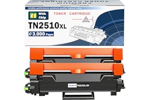 ASEKER TN-2510XL Kaseta z tonerem kompatybilna z Brother TN2510 TN2510XL dla HL-L2400DWE HL-L2445DW DCP-L2620DW DCP-L2627DW DCP-L2660DW DCP-L2665DW MFC-L2800DW MFC-L2827DW MFC-L2835DW MFC-L2865DW 0DW (2
