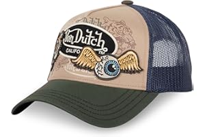 Von Dutch Casquette Homme & Femme Ajustable, Casquette Trucker Patches