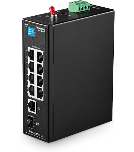 TRENDnet 8-poorts Industriële Gigabit Switch – Compact, Stevig En Geschikt Voor Extreme Temperaturen