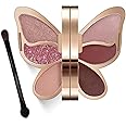 Erinde Butterfly Eyeshadow Palette Makeup, Matte Shimmer Metallic Eye Makeup, Highly Pigmented, Naturing-Looking, Blendable Long Lasting Waterproof Eye Shadow Palette, Valentine's Day Gifts Presents