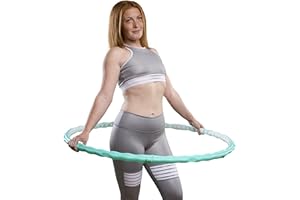 HOOPOMANIA Hula Hoop Pneu Adulte [0,72-3,1 kg] Hulahoop pour maigrir - Hulahoop de Massage