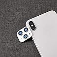 NuSense Camera Lens Protector For IPhone X/XS/XS MAX, Ultra Thin Camera Lens Convert To IPhone 11 Pro/Pro Max, Camera Tempered Glass Screen Protector - Anti-Scratch Fingerprint (Silver)