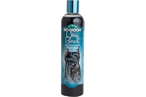 BIO-GROOM - Ultra Black Hundeshampoo - Für Dunkles Hundefell - Intensiviert Dunkles Fell - Verhindert Trockenheit - Mit Sojaprotein - 355 ml