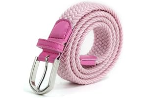 AnJuHoPa Ceinture élastique multicolore pour garçons et filles de 2,5 cm ou 3.0cm de large et 80 cm ou 100 de long à la mode et durable facile à utiliser