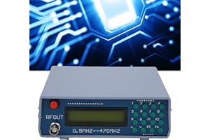 RANKOMU GéNéRateur De Signaux Rf, Testeur De Compteur De GéNéRateur De Signaux De FréQuence 0,5 Mhz-470 Mhz Pour L'éDucation à La Communication Sans Fil AéRospatiale Et Autres Domaines