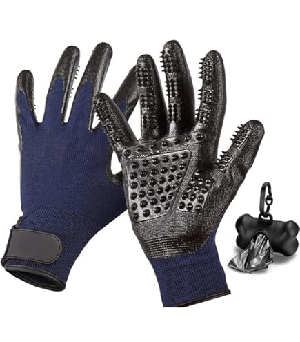 Mikki Pflegehandschuh Für Hunde - Entfernt Lose Haare Und Massiert Die Haut