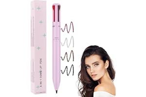 HORUILI 4 w 1 kredka do makijażu, kredka do ust, eyeliner Highlighter, ołówek do brwi, wodoodporny wielofunkcyjny długopis do makijażu