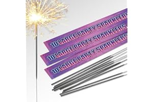 INEVITABLE PARTY 25cm (10") Large Party Sparklers | Handheld Sparklers | Great for any Occasion (30 Sparklers)