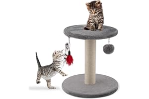 ADEPTNA Sturdy Durable Pet Cat Kitten Tree Tower Activity Centre for Playing Relax and Sleep – Cat Scratching Post Climber House Cat Play Tower (CAT PLAY TOWER)