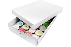 PME Cupcake Boîte pour 24 Gâteaux, Blanc