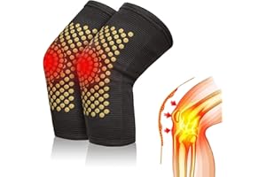 TUKNON Ginocchiere Autoriscaldanti,Ginocchiera Riscaldata,Ginocchiere Autoriscaldanti in Tormalina,Massaggiatore Gambe,Ginocchio Riscaldato per Alleviare lo Stress