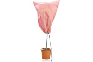 GardenGloss® Voile d'hivernage [Différentes Dimensions et Couleurs] – Protection hivernage pour Plantes en Pots et Palmiers – Résistant à la déchirure, Stable aux UV et réutilisable