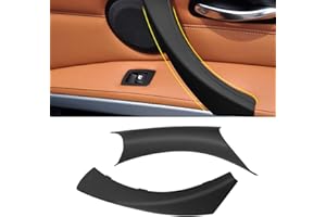 TTCR-II 2PCS Pas de Démontage Compatible avec Poignée de Porte Droit Intérieure BMW Série 3 E90 E91 E92 E93 Poignée de Porte Côté Passager E90 E91 E92 E93 323 325 328 330 2005-2011 Clip Noir-Droit