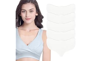 XSQD Brustfalten Pads, 5 Stück Silikon Brüste Pads, Antifalten Dekolleté Pads, Wiederverwendbare Silikonpads Gegen Brustfalten, Reduziert Falten Auf Brust (Flügel Form)