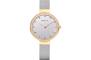 BERING Reloj Analógico para Mujer de Cuarzo con Correa en Acero Inoxidable