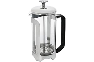 La Cafetière Roma Stainless Steel French Press Coffee Maker, Silver