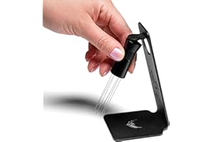 KNODOS WDT Tool - Agitador de expreso, distribuidor de agujas de café ajustable de 0,25 mm y 0,4 mm, accesorios de máquina de espresso premium para preparación de discos (modelo A)