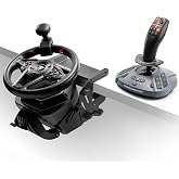 Thrustmaster T128 SimTask Farming Pack PS5 ve PC i&ccedil;in T128 Yarış Direksiyonu, Montaj Sistemi ve FarmStick Joystick