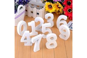 Hongxin® Wooden Number 0-9 DIY Craft For Wedding Birthday Party Home Decor Decorations