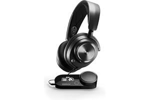 SteelSeries Arctis Nova Pro Casque de Jeu Multi-systèmes - Pilotes Hi-FI Haut de Gamme - Audio Haute résolution - Audio Spatial à 360° - GameDAC Gen 2 - ESS Sabre Quad-DAC - Micro ClearCast Gen 2 -