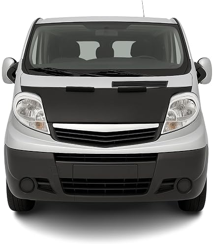 Protège Capot Pour Renault Trafic 2001-2014 - Vinyle Noir Avec Doublure Feutre - Installation Sans Perçage