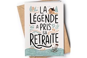Greeting Cards for Everyone Carte de Retraite - Cadeau Original pour Femme ou Homme - Carte de Bonne Retraite pour Maman, Papa, Collègue et Ami - EU 115