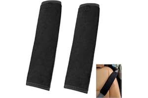 SVUPUE Gurtpolster, 2 Stück gurtpolster auto erwachsene, Polsterung für Sitzgurt, Gurtschutz für Autogurte, Premium Gurtschoner Auto Schulterschutz, Rucksäcke und Handtaschen, Schwarz