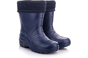 LEMIGO Lekkie kalosze dziecięce z EVA unisex z wyjmowanym ocieplaczem TERMIX 22-37 EU (Granatowy, 28/29)