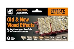 Acrylicos Vallejo Model Air de "anciens et nouveaux effets de bois"