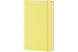 Moleskine Carnet classique - format de poche - pages lignees - couverture rigide citron