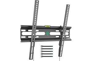 TIPTOP Gear TV Wandhalterung für 32-55 Zoll Fernseher, Neigbar, Robuste, Starke Flachbild TV Halterung, 45 kg Tragkraft, max. VESA 400 x 400 mm Mit Kabelbändern