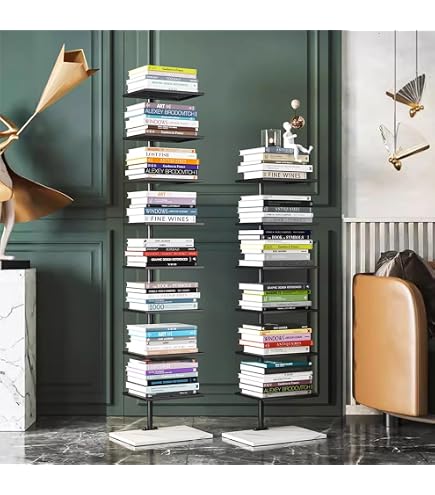 BBB Italia Sapiens Bibliothèque à colonne verticale blanche H 152 cm BBB Italia Sapiens Bibliothèque à colonne verticale blanche H 152 cm