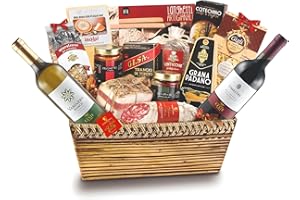 GENERICO Villa Guelfa Cesto Natalizio 2024 ''del Poggio'' con 15 Specialità Gastronomiche Gourmet in Confezione Regalo per Natale CoCoCiok