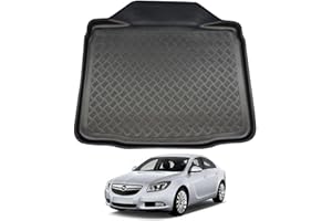 NOMAD Boot Liner for Vauxhall Insignia 2009-2017 Recyclable Plastic (PE) Boot Floor Lower Position Tailored Fit Car Guard Tray Black Custom Fitted Dog Friendly Waterproof with Raised Edges