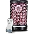 Zen'Arôme Siena Ultrasonic Aromatherapy Diffuser - Essential Oil Diffusion - Electric Diffuser with Remote Control - Customisable LED Lighting - Metal Shell with Original Decor