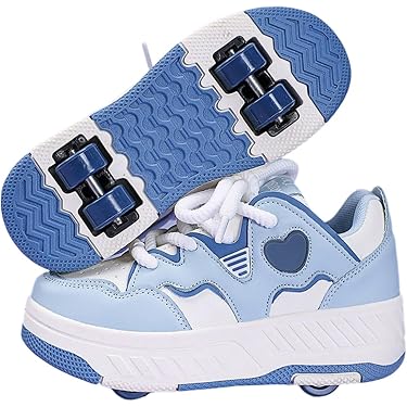 Chaussures à Roulettes Pour Enfants - Roues Rétractables, Tailles 30 à 41 EU - Skate Sneakers Filles/garçons